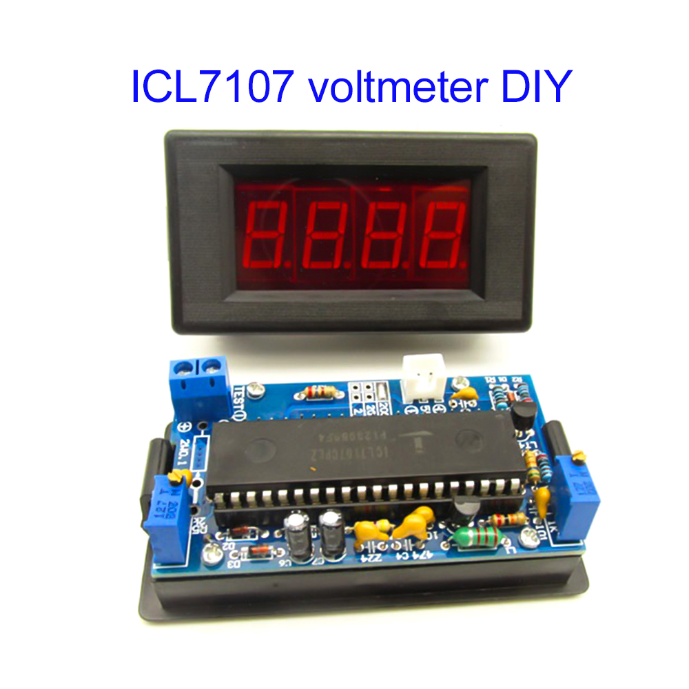 Diy Electronics Gadgets - ICL7107 電圧計 DIY キット部品 DC 5V
