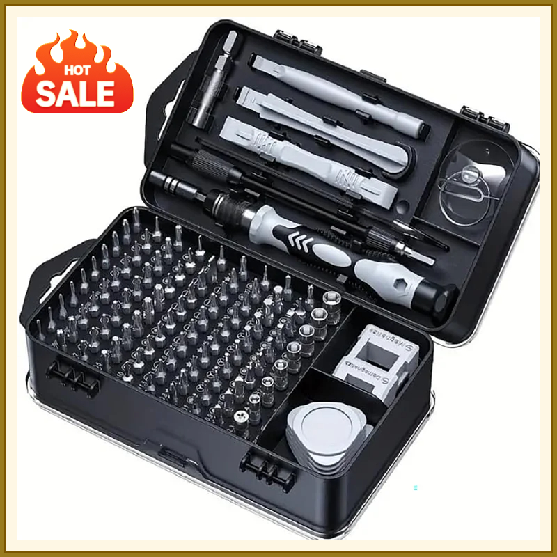 Electronics Repair Gadgets - 115 in 1精密ドライバーセット、電子機器、携帯電話、時計、自動車メンテナンス用プロフェッショナル修理ツールキット
