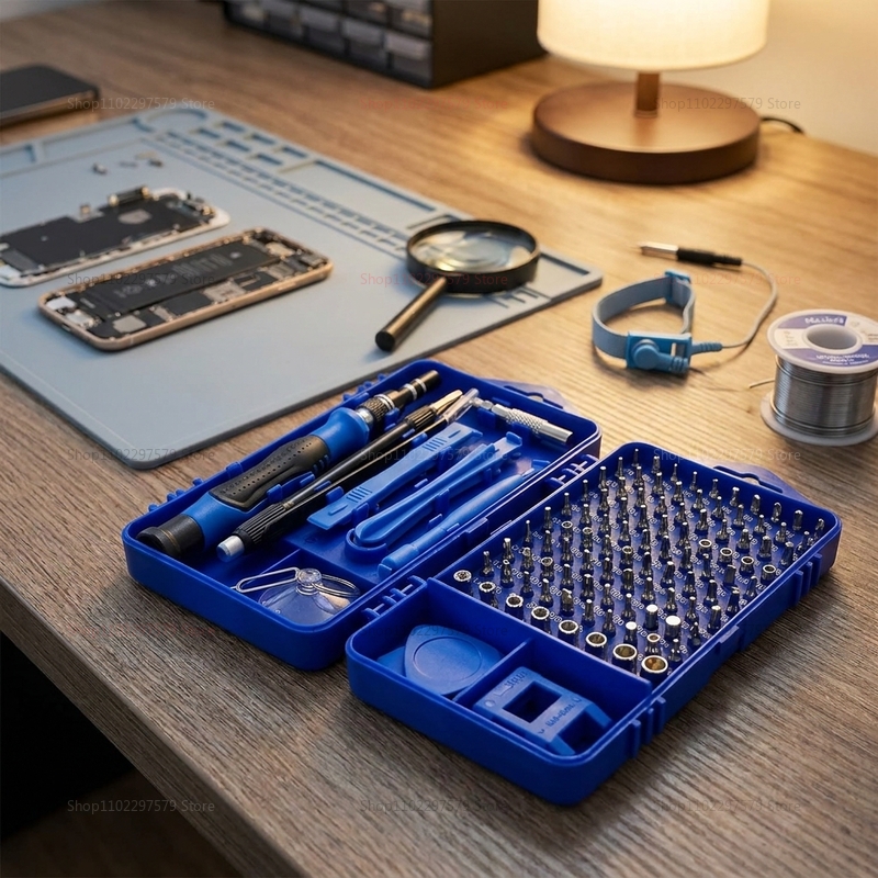 115 in 1多機能ドライバーセット、コンピューター、電話 - Electronics Gadgets For Home のレビューと価格