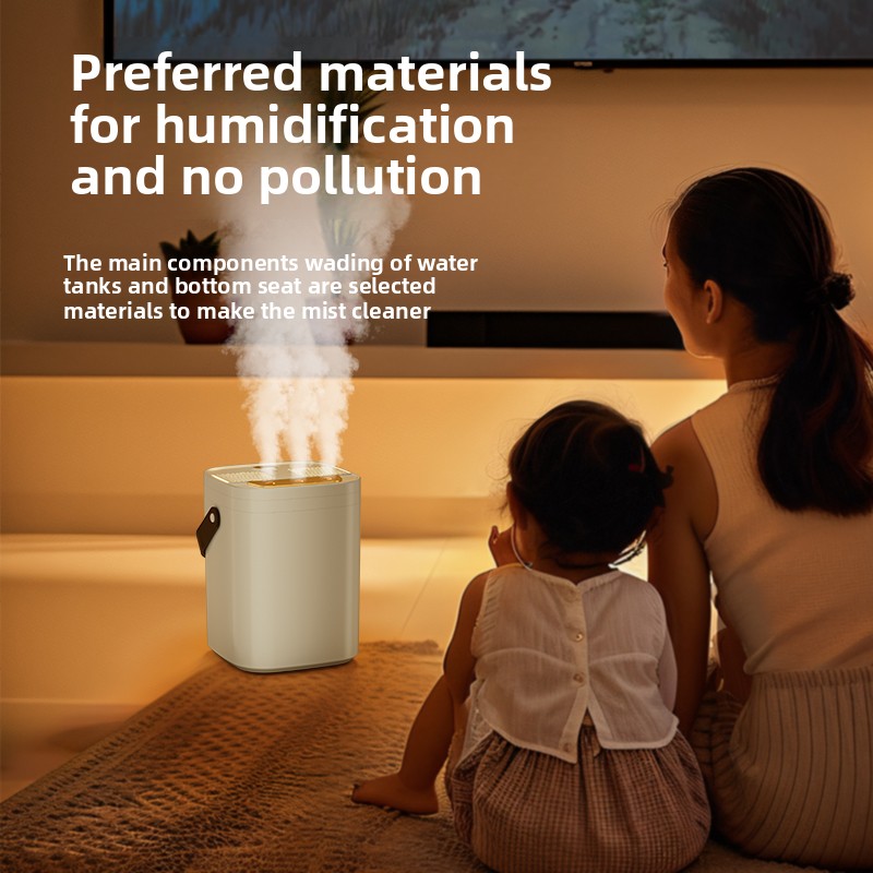 3ノズルナイトライト加湿器 1.8L大容量 デュアルフィルタ - Electronics Gadgets For Home のレビューと価格