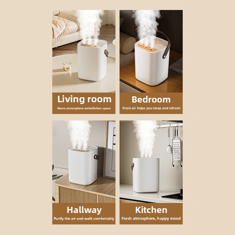 3ノズルナイトライト加湿器 1.8L大容量 デュアルフィルタ - Electronics Gadgets For Home のレビューと価格