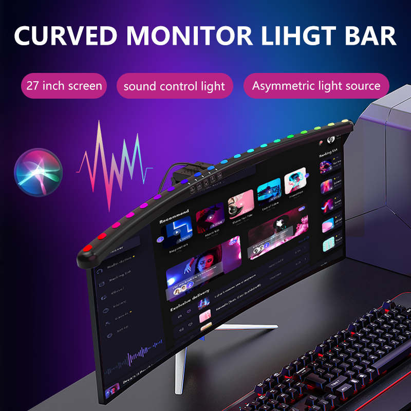 RGBライトバーモニター スマートWiFiルームデコレーショ - Rgb Desk Lamp Smart のレビューと価格