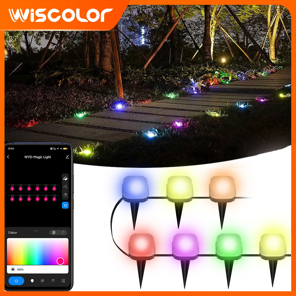 芝生ライト屋外 IP65 RGB LED ライトスマート W - Rgb Desk Lamp Smart のレビューと価格