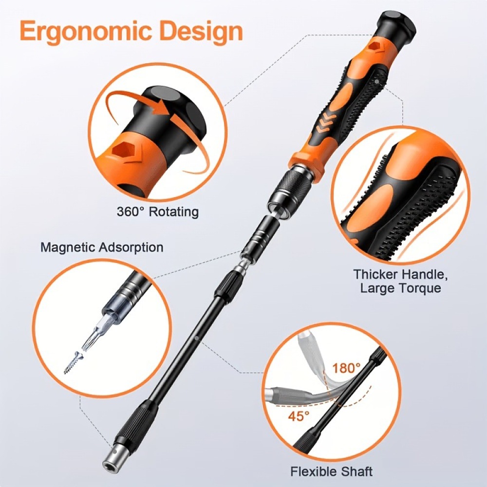 115in1ハンドツールセット 磁気精密ドライバービット ノ - Electronics Repair Gadgets のレビューと価格