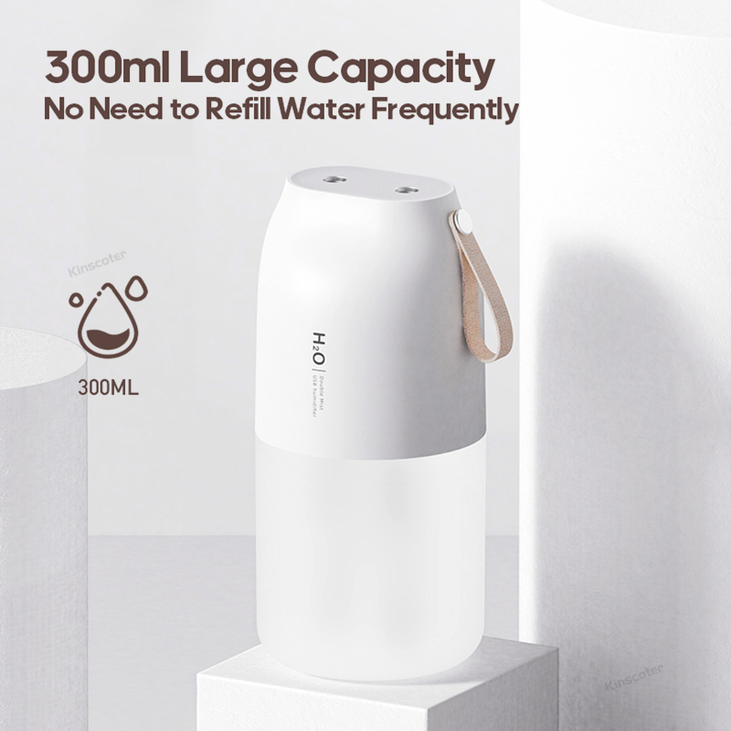 KINSCOTER 超音波空気加湿器 300ml 2000m - Electronics Gadgets For Home のレビューと価格