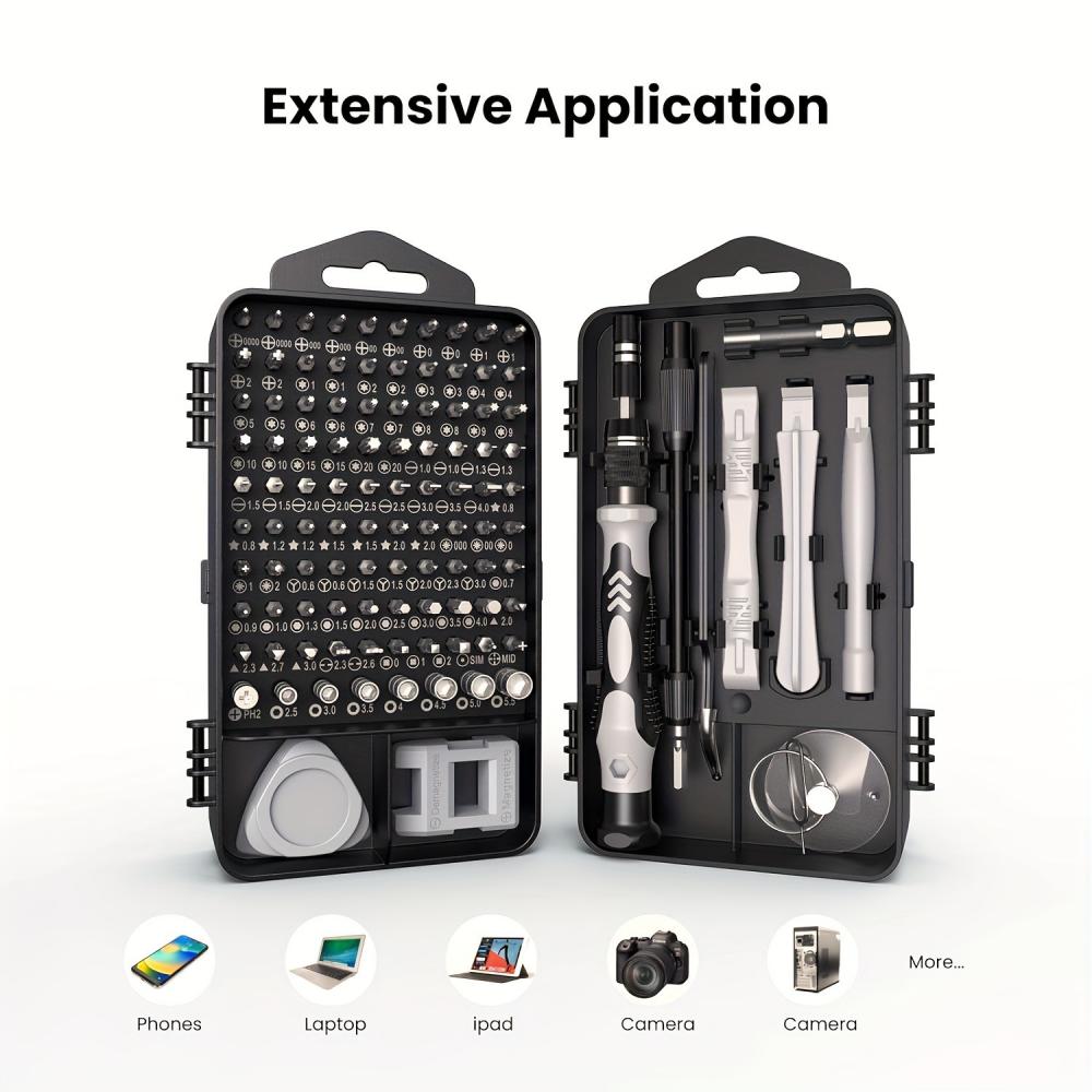 115-in-1精密ドライバーセット、ミニプロフェッショナル - Electronics Repair Gadgets のレビューと価格