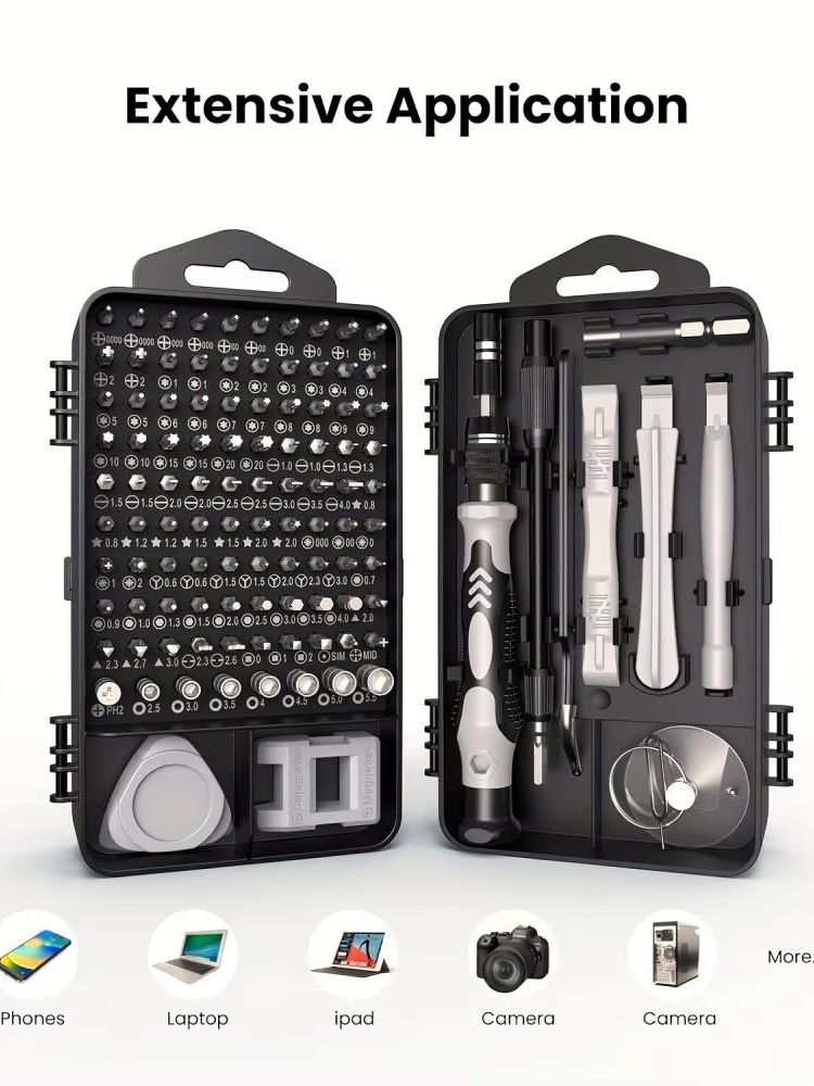 115-in-1精密ドライバーセット、ミニプロフェッショナル - Electronics Repair Gadgets のレビューと価格