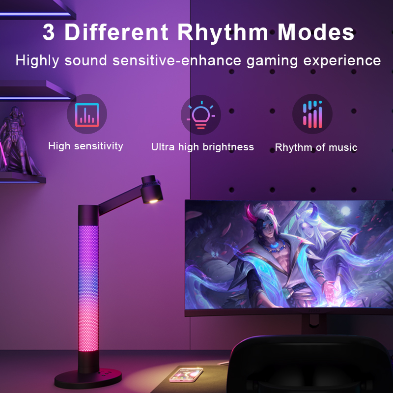 あなたのもの-ロマンチックな読書テーブルランプ,モダンな雰囲 - Rgb Desk Lamp Smart のレビューと価格