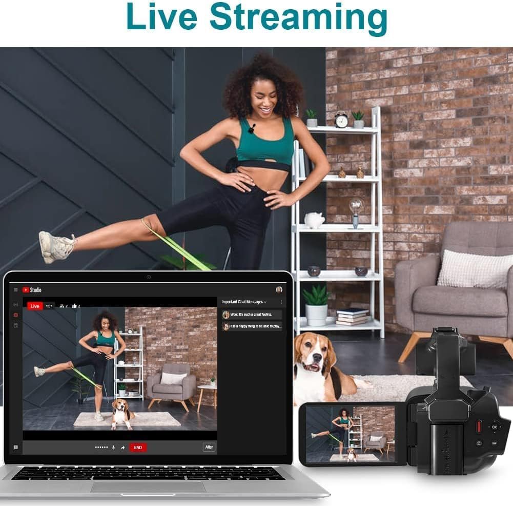 4Kプロフェッショナルビデオカメラ 写真撮影用 64MPウル - Electronics Gadgets For Home のレビューと価格