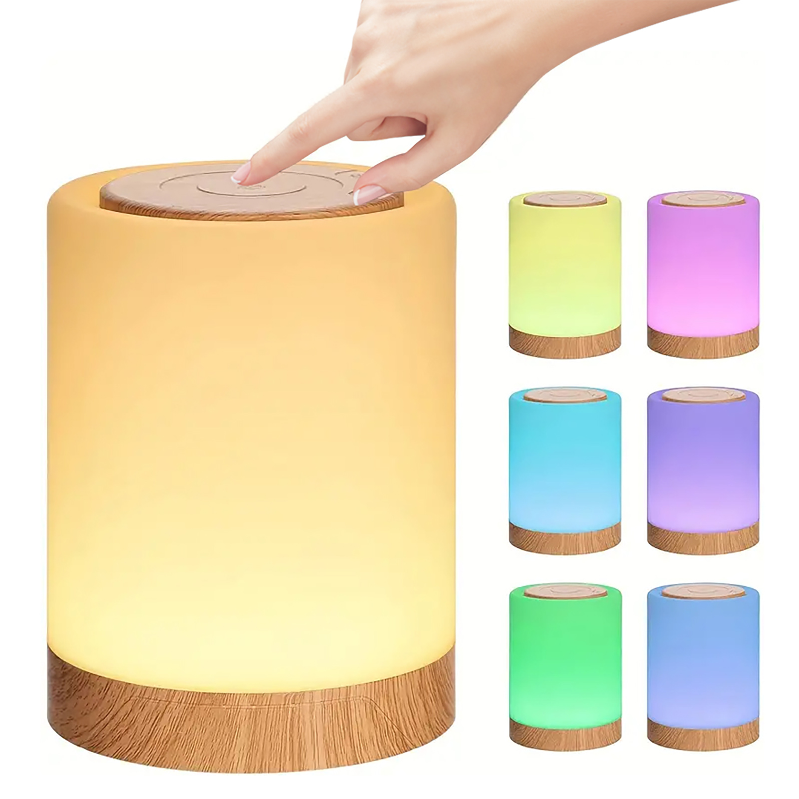 スマートLEDナイトライト、ポータブルタッチコントロールテー - Rgb Desk Lamp Smart のレビューと価格