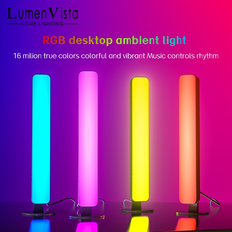 スマートTuya RGBゲーミング雰囲気ライト WIFI対応 - Rgb Desk Lamp Smart のレビューと価格