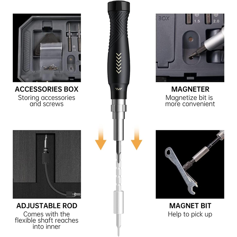 145 in 1精密ドライバーセット、プロ用電子機器修理ハン - Electronics Repair Gadgets のレビューと価格