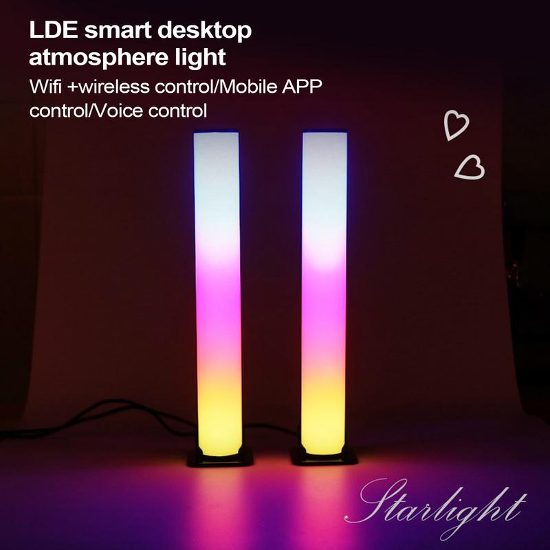 インテリジェントRGB装飾ランプ,LEDアンビエントライト, - Rgb Desk Lamp Smart のレビューと価格