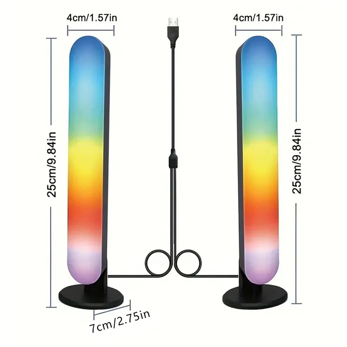 RGBスマートLEDストリップナイトライト、リモコン付き、部 - Rgb Desk Lamp Smart のレビューと価格