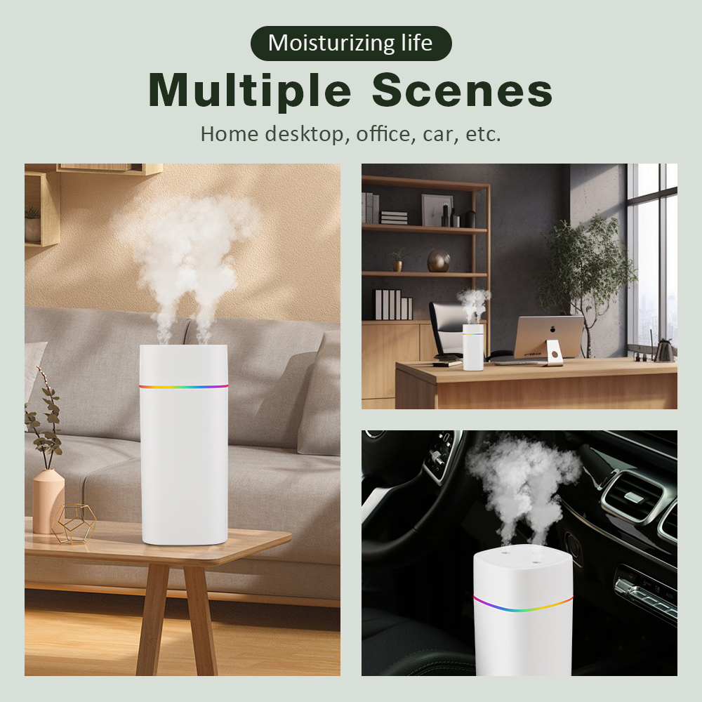 600 ミリリットル空気加湿器 USB 充電エッセンシャル  - Electronics Gadgets For Home のレビューと価格