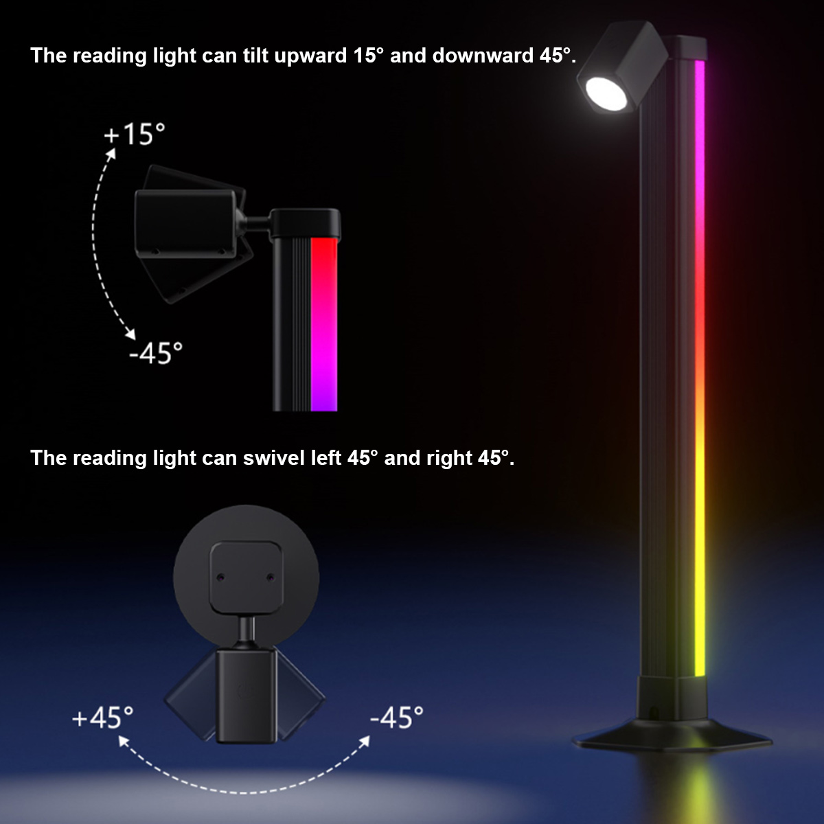 スマートライトバー LED RGB 音楽同期 アプリ制御 U - Rgb Desk Lamp Smart のレビューと価格